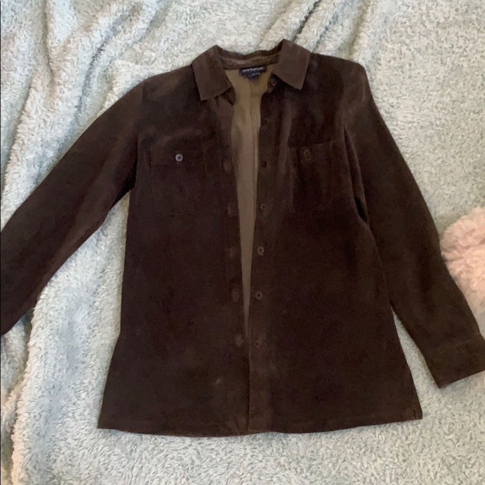 Leather shirt